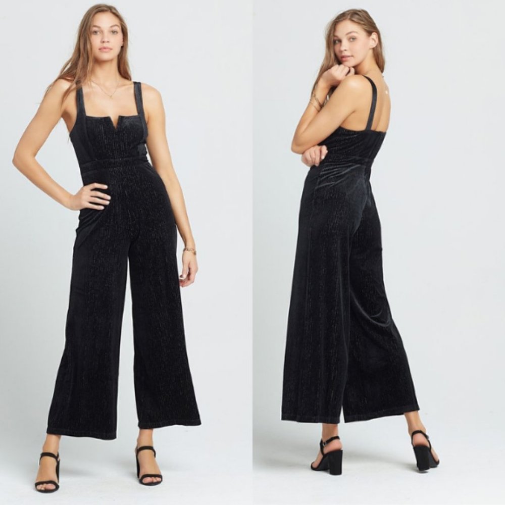 NWT l*space Vera Velvet Jumper | Black | Size L